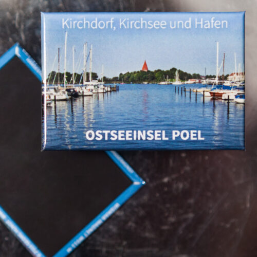 P003-M: Magnet Insel Poel: Kirchwall in Kirchdorf vom Forellenhof aus
