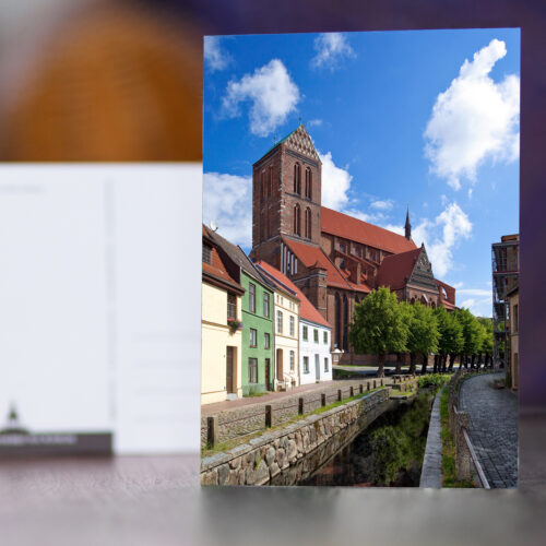 Postkarte Wismar W036: St. Nikolai