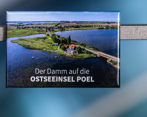 Magnet Insel Poel P005-M Damm auf die Insel