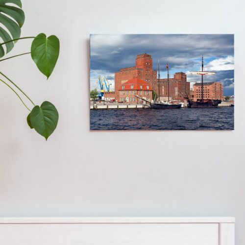 Wandbild Wismar Alter Hafen W038 (20 x 30 cm, C-Print)