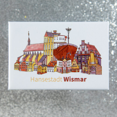 Magnet Wismar MW01-M: Illustration von Laura Mästele