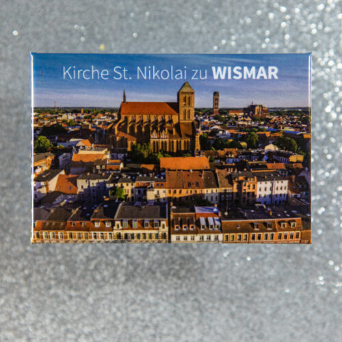 Magnet Wismar W065-M: Blick vom Norden auf St. Nikolai