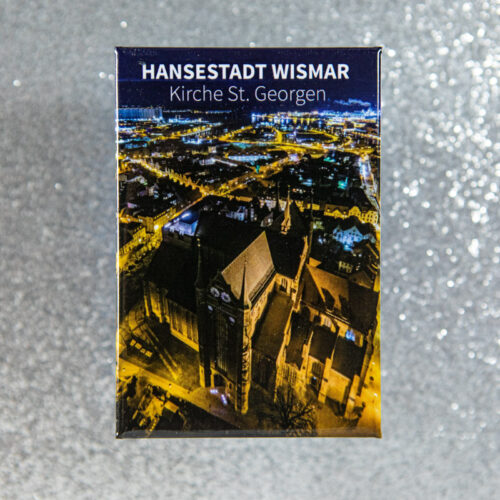 Magnet Wismar W070-M: Kirche St. Georgen Winternacht