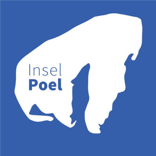 Insel Poel Konturaufkleber Inselumriss