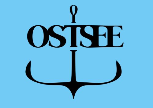 OSTSEE Konturaufkleber Anker