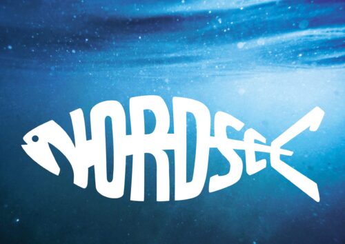 Konturaufkleber Typofisch "Nordsee"