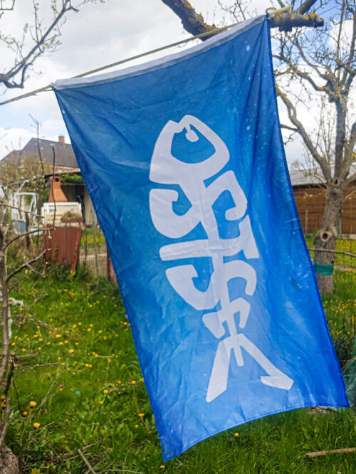 Fahne / Flagge Typofisch OSTSEE