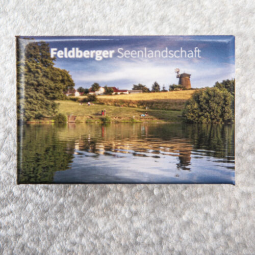 Fotomagnet FS07-M von der Feldberger Seenlandschaft: Schmaler Luzin in Carwitz (Mecklenburg)